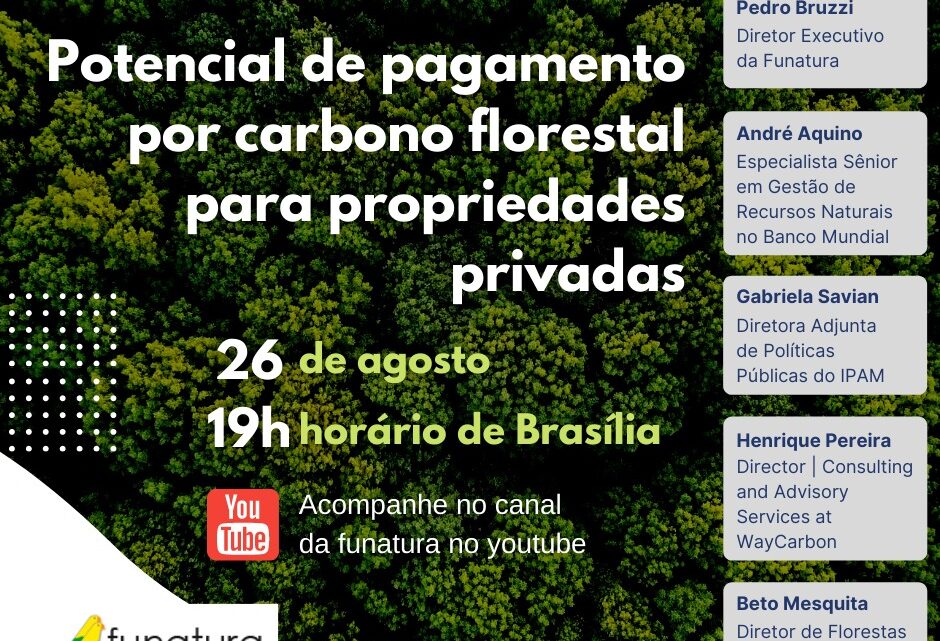 Oficina Virtual debate potencial de pagamento por carbono florestal para propriedades privadas