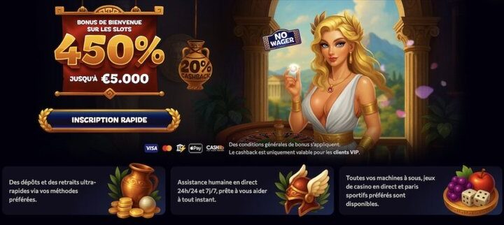 Découvrez les promotions exclusives du casino Aphrodite en France : bonus