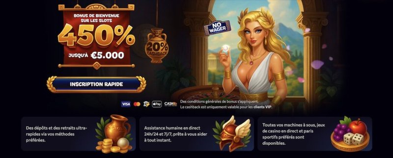 Découvrez les promotions exclusives du casino Aphrodite en France : bonus